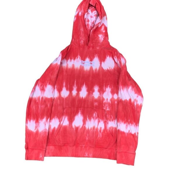 Rare Octobers Very Own OVO Marble Dye Hoodie XL Red - Picture 3 of 6